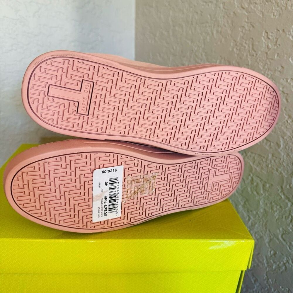 Ted Baker London Aryas Sneaker Leather Tennis Shoe, Size 9.5, Dusty Pink, NWT - Picture 10 of 16